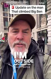 ***Dan who climbed Big Ben has been remanded in custody for a further 7  days until 17th March