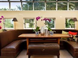 Goplus 5pc dining set glass top table & 4 upholstered chairs kitchen room furniture new. 20 Stunning Kitchen Booths And Banquettes Hgtv