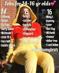 Sunnybratz On Instagram Jobs For Teens Baddie Tips Girl Tips