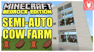 Minecraft Bedrock Semi Automatic Cow Farm Tutorial Xbox Mcpe Windows 10 Switch Youtube Minecraft Blueprints Minecraft Tutorial The technique is typically used to get blocks, food, experience and other desired items. semi automatic cow farm tutorial xbox