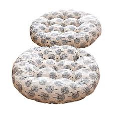 Amazon Com Tmjj Cotton Linen Round Floor Pillow Cushion Japanese Style Futon Seat Cushion T Meditation Pillow Cushions Round Floor Pillow Meditation Cushion