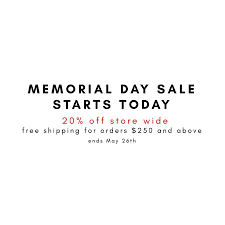 Memorial day is also opening day for most pools and beaches, so look out for deals on beach bags and towels, as well as swimwear and coolers. Aquatech Memorial Day Sale 20 Off Store Wide Free Facebook