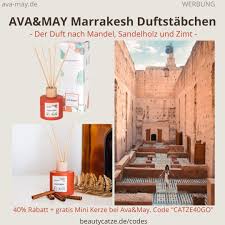 Ava and may rabatt codes 2021 februar märz 50% code auf alles gutscheincode 40% + mini free gift gutschein, erfahrung duftkerzen kerzen. Duftstabchen Marrakesh Morocco Ava May Erfahrungen Dpg Freie Raumdufte Beautycatze De