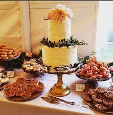 Rustic Cake And Pie And Donut Dessert Table Smoke Tree Ranch Wedding Donut Dessert Table Donut Dessert Dessert Table
