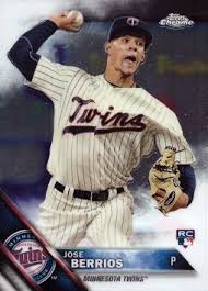 2016 topps update target exclusive rookies jose berrios #3. Amazon Com 2016 Topps Chrome Baseball 99 Jose Berrios Rookie Card Collectibles Fine Art