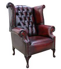 Shop wayfair for a zillion things home across all styles and budgets. Antique Red Oxblood Chesterfield High Back Wing Chair Sale