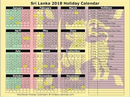 Image Result For 2018 Calendar With Holidays In Sri Lanka Holiday Calendar December Calendar Calendar Template