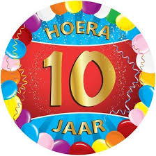 Bol Com 50x Stuks Vrolijk Gekleurde Viltjes 10 Jaar Versieringen Verjaardag Feestartikelen