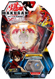 Watch the full bakugan battle planet op complete with. Bakugan Battle Planet Ultra Diamond Hyper Dragonoid 3 Collectible Transforming Figure Amazon Com Au Toys Games