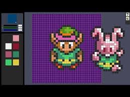 Maybe you would like to learn more about one of these? Draw Pixel Art The Legend Of Zelda A Link To The Past Link And Bunny Form Youtube Pixel Art Legend Of Zelda Art