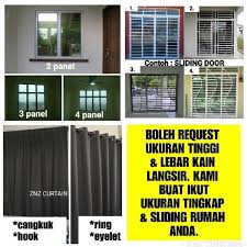 Ketika mengubah ukuran slide untuk presentasi, ukuran yang anda pilih hanya berlaku untuk presentasi tersebut. 1 Set 2 Keping 80 Sunblock Curtain Langsir Tebal Sliding Door Tingkap 1 2 3 4 Panel Pintu Shopee Malaysia
