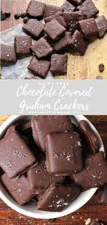 Chocolate Covered Graham Crackers With Sea Salt My Life After Dairy Recipe Graham Cracker Recipes Chocolate Covered Graham Crackers Graham Crackers
