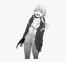 Then i watched tokyo ghoul. Blackandwhite Manga Citrus Anime Girl Sad Crybaby Sad Anime Glitch Boy Hd Png Download Transparent Png Image Pngitem