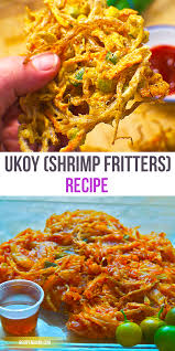 Ukoy Filipino Spicy Shrimp With Butternut Squash Recipe Okoy Recipe Fritter Recipes Recipes