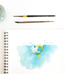 Mermaid Watercolor Illustration Sketchinc Watercolor Mermaid Watercolor Art Watercolor Illustration