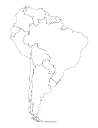 If you want a wild time on this continent then ensure that the company you in spite of suffering various incidents in africa i still love the place. Blackline Map Of South America