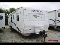 The company's flagstaff, rockwood, and surveyor models are each available in a fifth wheel and standard style. 2004 Forest River Rockwood 8298ss Walk Thru R14072a Youtube