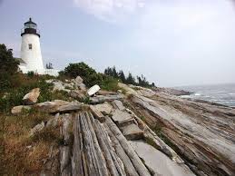 Imagine Standing On The Rocks At Pemaquid Point Lighthouse At Low Tide Here In One Of The Many Tiny Tida New England Lighthouses Maine Lighthouses Visit Maine