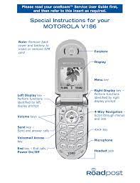 Motorola Motorola V186 User Manual ...