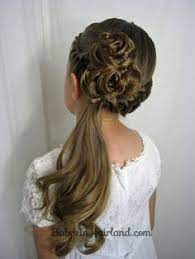 Flower Girl Hair Half Up Half Down Google Search Flower Girl Hairstyles Girl Hairstyles Kids Hairstyles