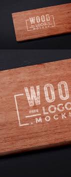 Wood Logo Mockup Psd Graphicsfuel Wood Logo Logo Mockup Free Mockup Logo