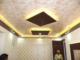 Maybe you would like to learn more about one of these? False Ceiling Design And Wallpaper Modern Living Room Wall Paper Design For Ceiling 740x555 Download Hd Wallpaper Wallpapertip