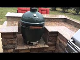 big green egg outdoor kitchen, outdoor