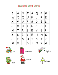 Christmas vocabulary words with pictures. Christmas Word Search Best Coloring Pages For Kids