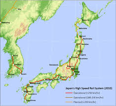 Shinkansen japanese bullet train get the japan railways map tokyo osaka and kyoto metro and local maps and find the shinkansen and train lines you can take with the japan rail pass. The Shinkansen High Speed Rail Network The Geography Of Transport Systems