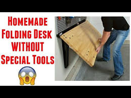 53 How To Make Folding Table At Home Building A Wall Mounted Folding Desk Diy Table Youtube Folding Desk Wall Mounted Table Wall Mounted Desk Folding