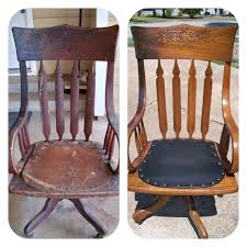 here is the before and after of my chair i bought it in 2012 at an estate auction it was made by the crocker chair company in s chair dining chairs sheboygan