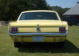 Image result for Sunlight Yellow 1964 Mustang