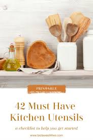 What are the essentials for a clutter free kitchen? 42 Must Have Kitchen Utensils Toot Sweet 4 Two