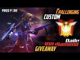 Grab weapons to do others in and supplies to bolster your chances of survival. Garena Free Fire Live Custom Room 100 Diamonds Giveaway Ff Live Rank Push To Global Fflive Youtube