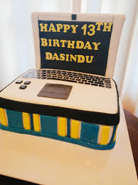 This application shows you the galleries of cute and beautiful birthday cake ideas, designs and decorating for you and all the people you love. Ak Cake Coner Laptop Design Birthday Cake Happy Facebook