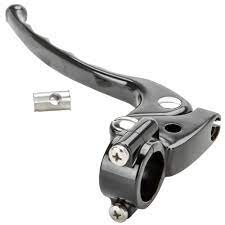 Featuring A Forged Black Aluminum Body The Seventies Line Clutch Lever By Kustomtech In Italy Is A Perfect Match For Thei Motorcycle Handlebar Handlebar Black