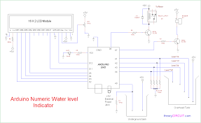 4 circuit operation here is a simple water level alarm circuit that will producean audible alarm when the water level reaches a preset level. the circuit can be powered of a (3 to 12v) battery and is veryhandy to use. the circuit is based on an astable. Arduino Numeric Water Level Indicator And Controller
