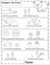 Farm Theme Math Worksheets Where Are The Farm Animals Barnyard Math Teacherspayteachers Com Farm Unit Farm Theme Math Pages