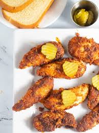 Preheat the air fryer to 400f. Nashville Style Hot Chicken Tenders Air Fryer Recipe My Forking Life