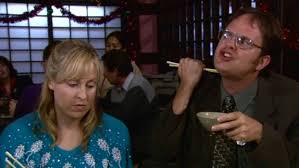 The Office Season 3 Episode 10 A Benihana Christmas The Office Paper People I Love Lamp