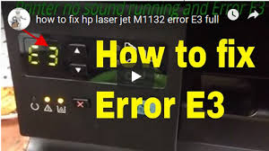 Download and install scanner and printer drivers. Hp Laserjet M1132 Mfp Error Code E8