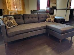 Modern Grey Tufted Sectional Sofa With Throw Pillows Found For Sale On Letgo Com Oturma Odasi Tasarimlari L Koltuk Tasarim Oda