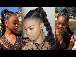 Black Ish Marsai Martin Inspired Ponytail Tutorial Quicktorial Youtube Ponytail Tutorial Natural Hair Styles Marsai Martin Natural Hair