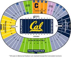 Cal Memorial Stadium Seating Chart