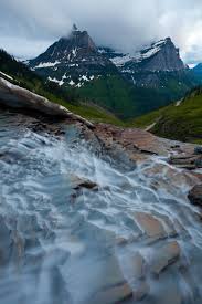 Glacier National Park Montana Usa Garden Wall At Dusk By Ben Klea Glacier National Park Montana Montana National Parks
