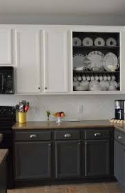 kitchen cabinets painted 2 tone