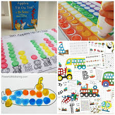 These printables are simple and can even be used with toddlers learning how to use dot markers. 25 Free Do A Dot Printables For Kids To Play And Learn With