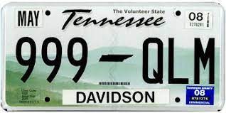 The Official Tennessee State License Plate The Us50 State License Plate License Plate Tennessee