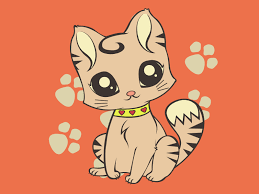 How To Draw A Cute Cartoon Cat Cartoon Cat Kitten Drawing Cute Kittens Images