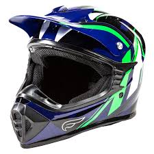 Fulmer 2521122 252 Fj1 Mx Youth Small Black Blue White Off Road Helmet